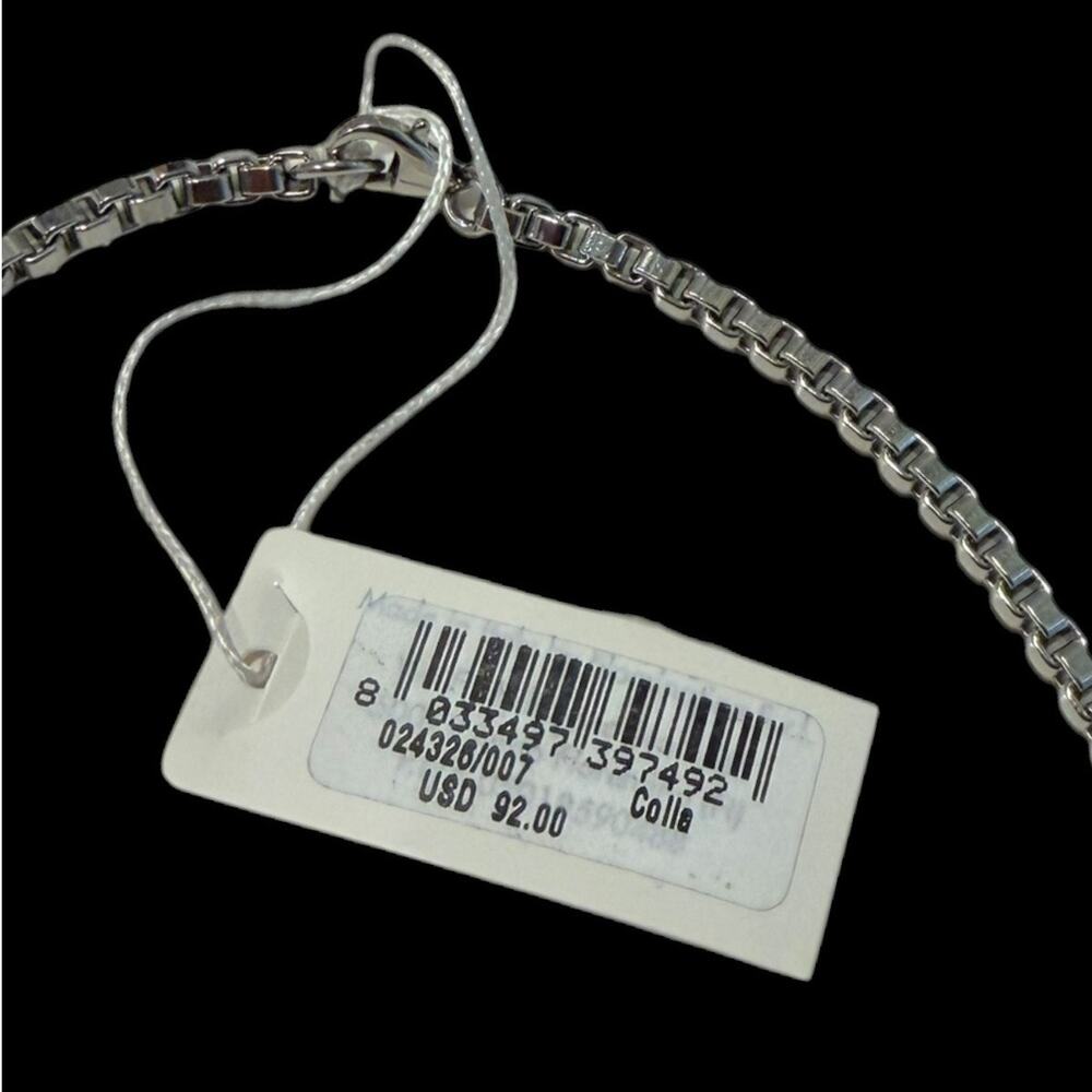 Nomination Italy 18.5” Necklace Stainless Steel Box Chain NWT $92 Layering - Picture 5 of 6